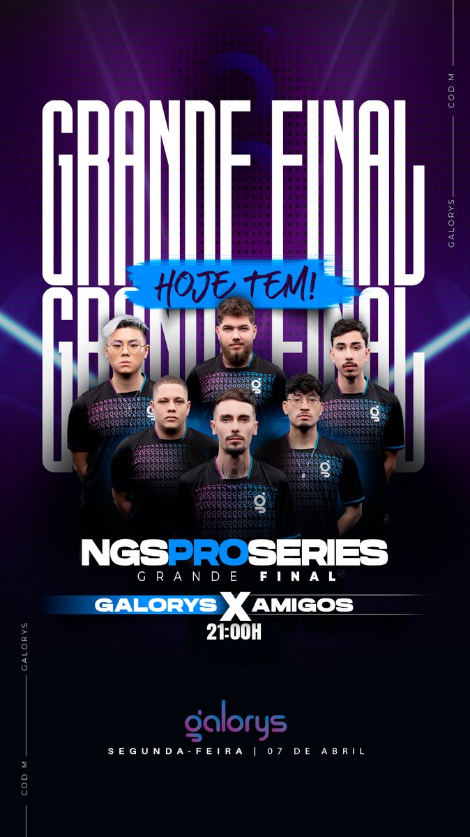 galorysgg's tweet photo. HOJE TEM DECISÃO!
Grande Final da NGS Pro Series ⚔️
🕘 21h
📍 Galorys x Amigos
📺 Transmissão https://t.co/1VWsFH4VxA
É dia de dar show no CoD Mobile!
📱
@ProfPalitao
@henricatsz
@MihawkFPS
@fokeey1
@pab1fps
@lucaszinfps1
#GalorysCODM #GoGalorys #NGSProSeries https://t.co/t5Ppc19MHV