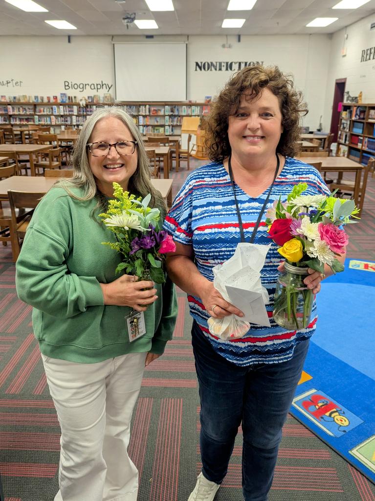 Lacy Tallman (@eag_lacytallman) on Twitter photo National School Librarian Day was April 4th. We were able to celebrate these lovely ladies of EAG today! So thankful for the way they serve, ensuring that our students become life-long learners through books. <a href="/Tim_PedigoEAG/">Tim Pedigo</a> <a href="/EAGbrownj/">Jason W Brown</a> <a href="/TibbsEAG/">Christina Tibbs</a> National School Librarian Day was April 4th. We were able to celebrate these lovely ladies of EAG today! So thankful for the way they serve, ensuring that our students become life-long learners through books. <a href="/Tim_PedigoEAG/">Tim Pedigo</a> <a href="/EAGbrownj/">Jason W Brown</a> <a href="/TibbsEAG/">Christina Tibbs</a>