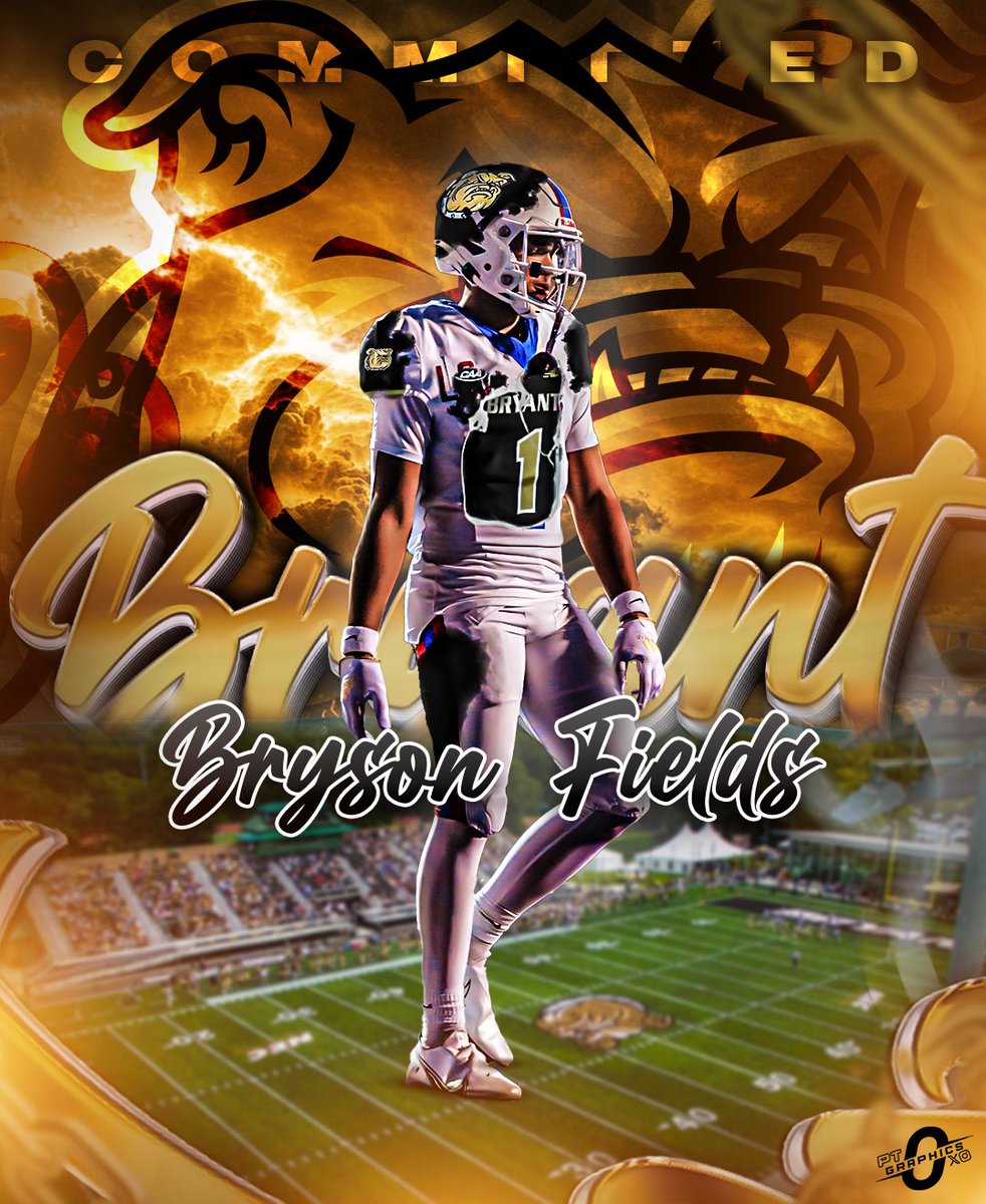 Bryson Fields (@brysonfields2) on Twitter photo After a long recruiting process I have decided to commit to play D1 football at Bryant University. I want to first thank God for giving me the ability to play at the next level and I want to thank all the coaches that have helped me along the way. #GoBulldogs <a href="/BryantUFootball/">Bryant Football</a> After a long recruiting process I have decided to commit to play D1 football at Bryant University. I want to first thank God for giving me the ability to play at the next level and I want to thank all the coaches that have helped me along the way. #GoBulldogs <a href="/BryantUFootball/">Bryant Football</a>