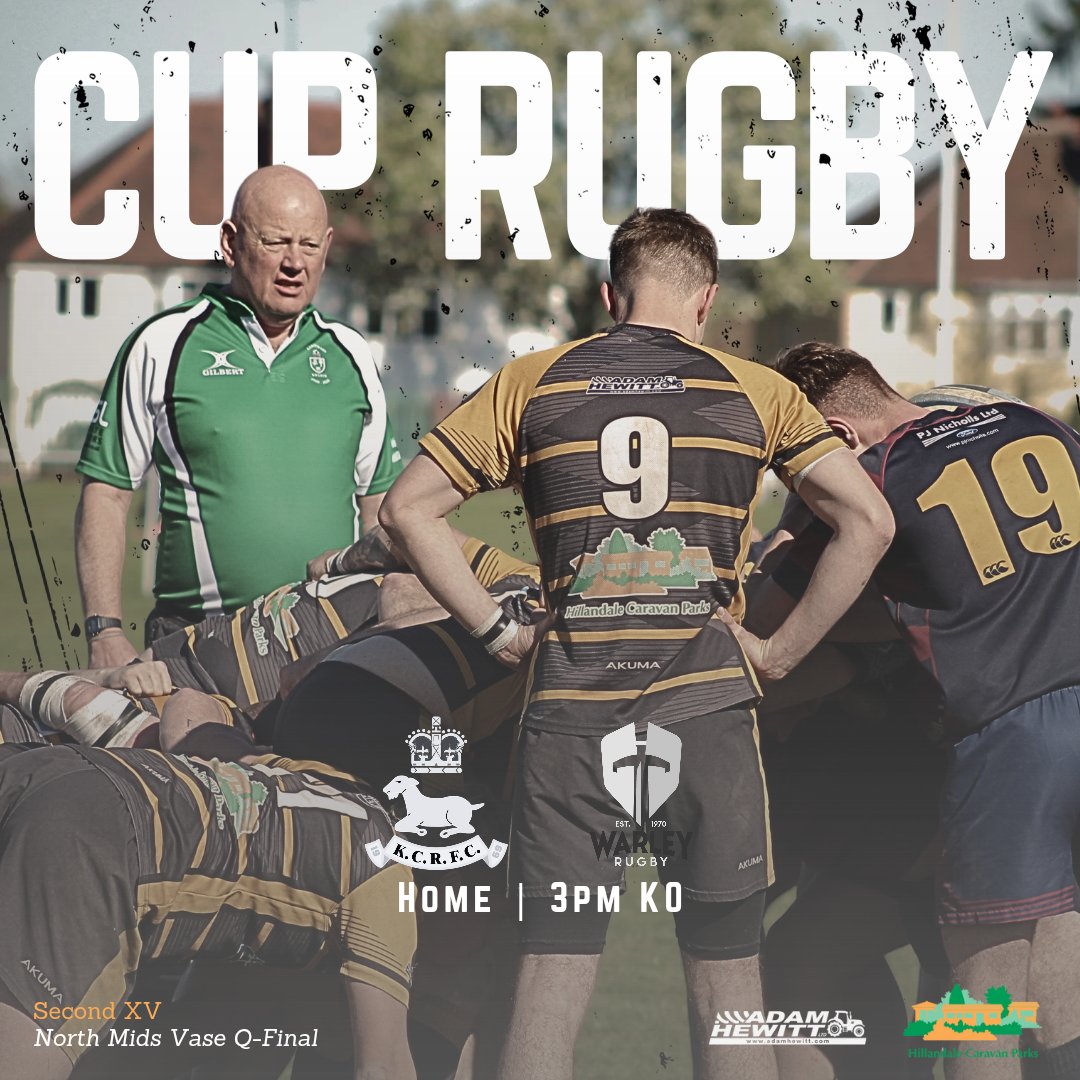 Double Header @ The Lane 🏆 Cup action

The 1XV welcome local rivals Stourbridge Lions in what will be a hotly-contested opening game of the Pool. 

Warley are the visitors against our 2XV &amp; they'll be a stiff test having performed consistently in their league this season.
🖤🧡