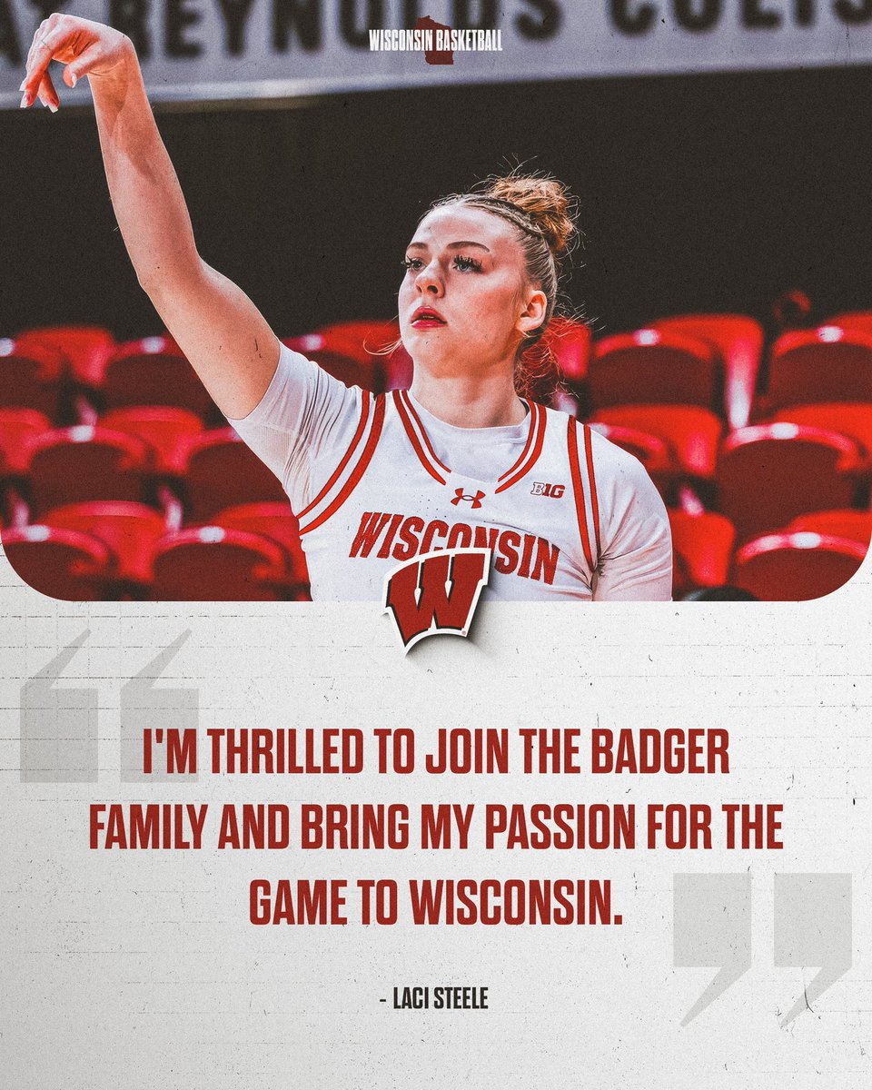 She’s ready to work 😤

#OnWisconsin