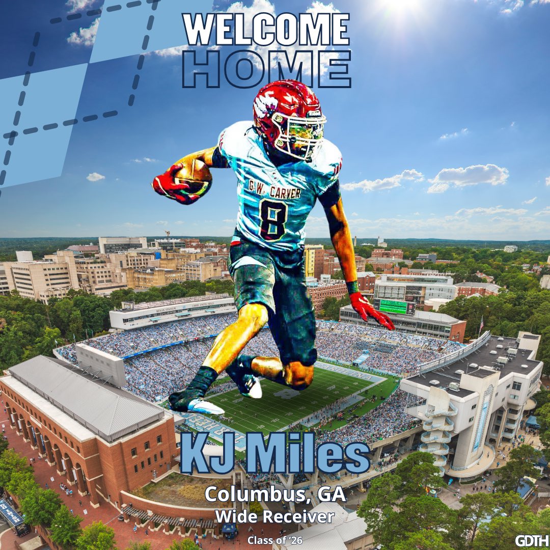 Great Day Tar Heel (@greatdaytarheel) on Twitter photo Yet another great addition to the ‘26 class!
Go follow <a href="/keimaurii/">Kei’Maurii “KJ” Miles</a> and welcome him to the Carolina Family! 🏈🐏 Yet another great addition to the ‘26 class!
Go follow <a href="/keimaurii/">Kei’Maurii “KJ” Miles</a> and welcome him to the Carolina Family! 🏈🐏