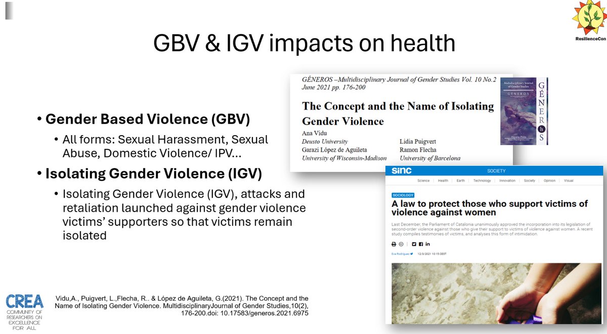 Paula Cañaveras (@paulacanamar) on Twitter photo Super well accompanied and delighted to present at #ResilienceCon the health improvements of #GbV and #IGV #survivors as a result of receiving a network of support from the <a href="/WorldMTUni/">WorldMTUniversity</a>
#MeTooUniversity
#support Super well accompanied and delighted to present at #ResilienceCon the health improvements of #GbV and #IGV #survivors as a result of receiving a network of support from the <a href="/WorldMTUni/">WorldMTUniversity</a>
#MeTooUniversity
#support