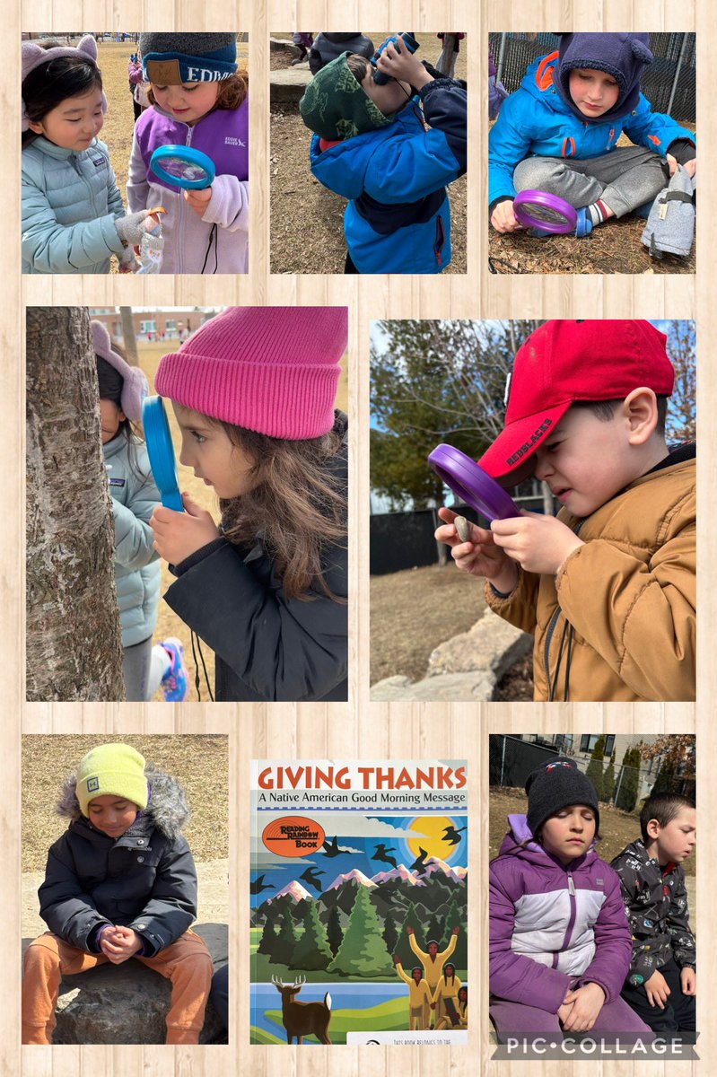 Today we read " Giving Thanks", reminding us of the beauty that Mother Nature surrounds us with! 🍃 ❤️ Then, we explored nature with binoculars &amp; magnifying glasses! Beautiful moments as students lead the way in their learning journey!🥰💗<a href="/StAnneOCSB/">St. Anne School</a> <a href="/OttCatholicSB/">Ottawa Catholic School Board</a> #ocsbBeWell