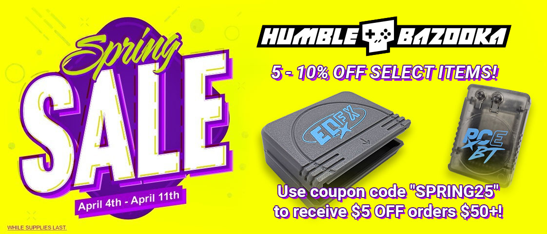 humblebazooka's tweet image. Head over to Stone Age Gamer to get 5 - 10% off select Humble Bazooka items. Get an extra $5 off on orders of $50+ with code "SPRING25"!
stoneagegamer.com/humble-bazooka/