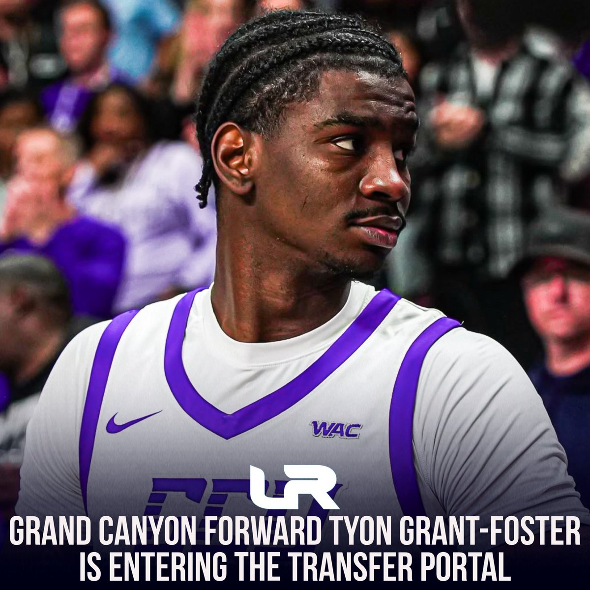 Sam Kayser (@247hshoops) on Twitter photo NEWS: Grand Canyon forward Tyon Grant-Foster is officially in the transfer portal, <a href="/LeagueRDY/">League Ready</a> has learned.
Grant-Foster is a 6-foot-7 forward who has played the last two seasons at Grand Canyon. Has also played at Kansas and DePaul.
He averaged 14.8PPG, 5.9RPG and 2.1APG this NEWS: Grand Canyon forward Tyon Grant-Foster is officially in the transfer portal, <a href="/LeagueRDY/">League Ready</a> has learned.
Grant-Foster is a 6-foot-7 forward who has played the last two seasons at Grand Canyon. Has also played at Kansas and DePaul.
He averaged 14.8PPG, 5.9RPG and 2.1APG this