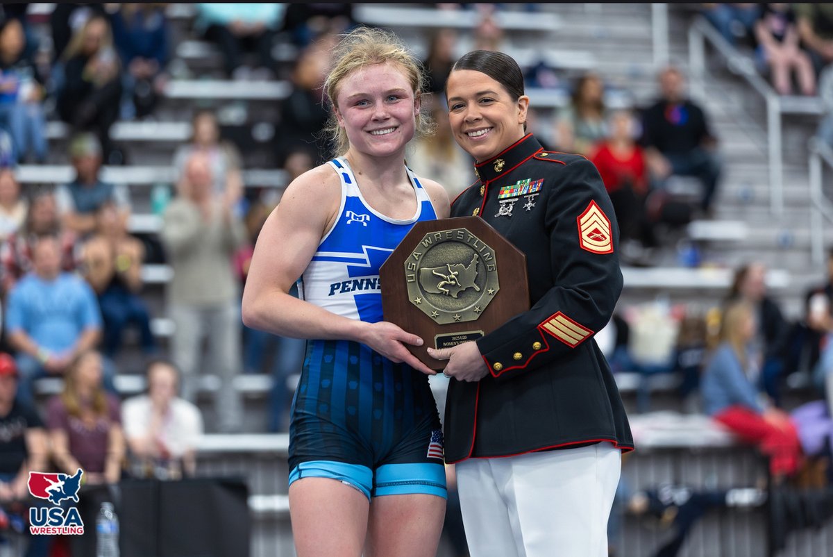 GoRedRovers's tweet photo. Congratulations to Aubre Krazer who qualified as a U20 World Team Member at 59kg! 

She'll be a part of Team USA competing in Bulgaria this summer!

#RoverPRIDE https://t.co/wMiUlJdc4T