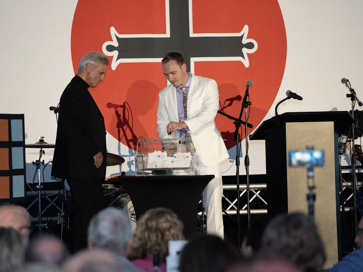 Honored to be the Emcee for <a href="/Mount_Michael/">Mount Michael</a> Annual ‘Night of Knights!’ , 1980s themed. 

Over 500 attendees, $470,000 raised for this wonderful community. Thanks for having me!

<a href="/TFASpeakers/">The Fisher Agency</a>