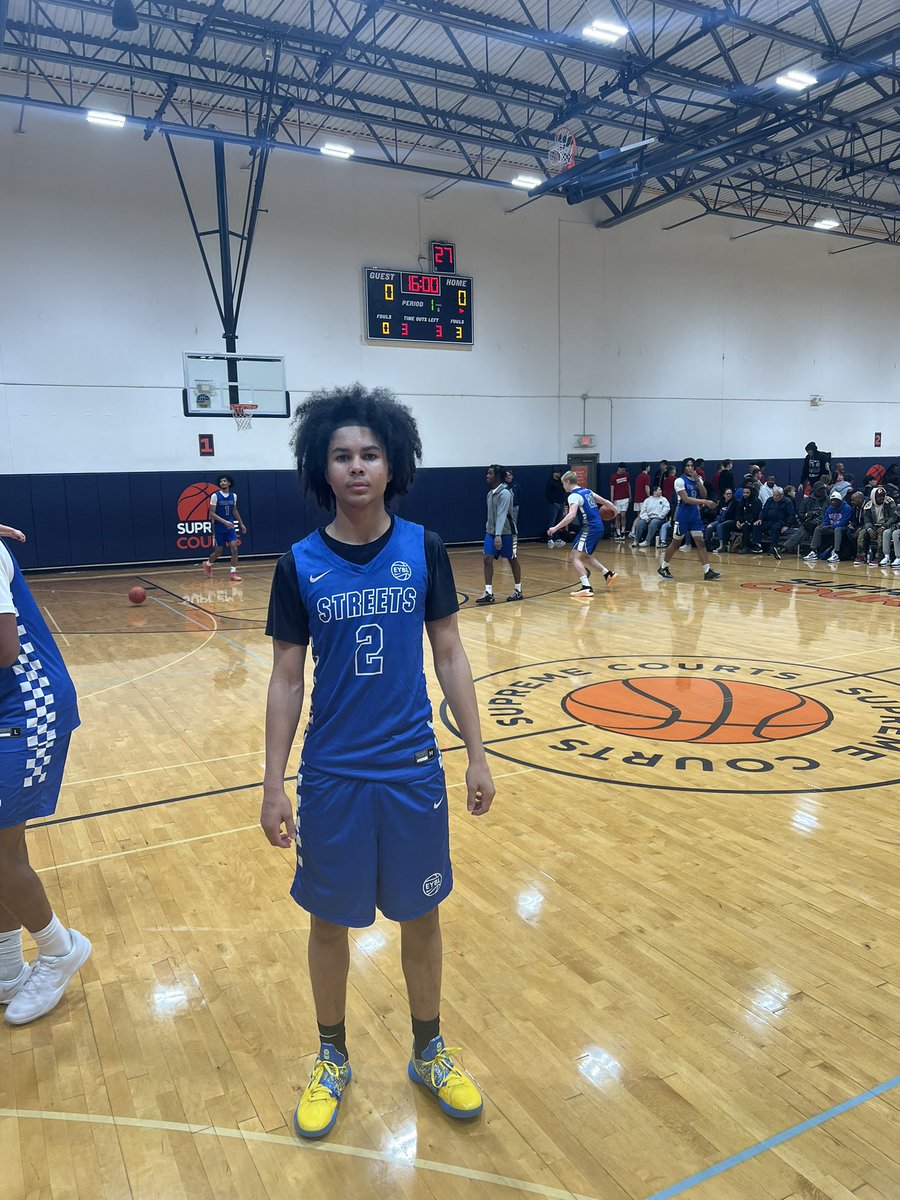 Big Tim (@tdc200) on Twitter photo DO NOT GO UNDER A SCREEN GUARDING THIS YOUNG MAN! Class of 2026 6’2” point guard <a href="/Noahmister2/">Noah mister</a> of <a href="/MeanstreetsEYB/">Nike Meanstreets</a> 17U is a floor general to go with being a sniper from three. Attacked the rim and finished with either hand. <a href="/caravanhoops/">Caravan Basketball🏀</a> product. <a href="/RL_Hoops/">RecruitLook Hoops</a> DO NOT GO UNDER A SCREEN GUARDING THIS YOUNG MAN! Class of 2026 6’2” point guard <a href="/Noahmister2/">Noah mister</a> of <a href="/MeanstreetsEYB/">Nike Meanstreets</a> 17U is a floor general to go with being a sniper from three. Attacked the rim and finished with either hand. <a href="/caravanhoops/">Caravan Basketball🏀</a> product. <a href="/RL_Hoops/">RecruitLook Hoops</a>