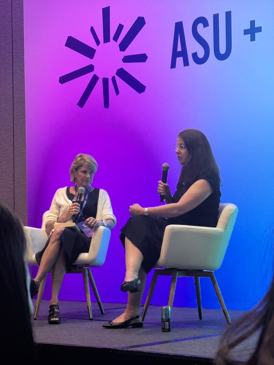 TexasEarlyEd's tweet image. Amazing conversations at @asugsvsummit including Liz Willen @L_willen of @hechingerreport with Isabelle Hau of Stanford Accelerator for Learning! Intentional tech!