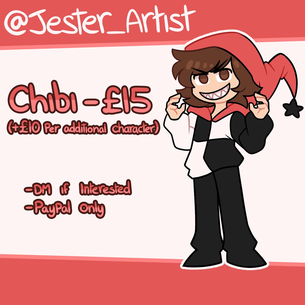 Jester_Artist's tweet image. C0mms are back up for a lil bit cause I wanna get some extra cash for a new dnd dice lol