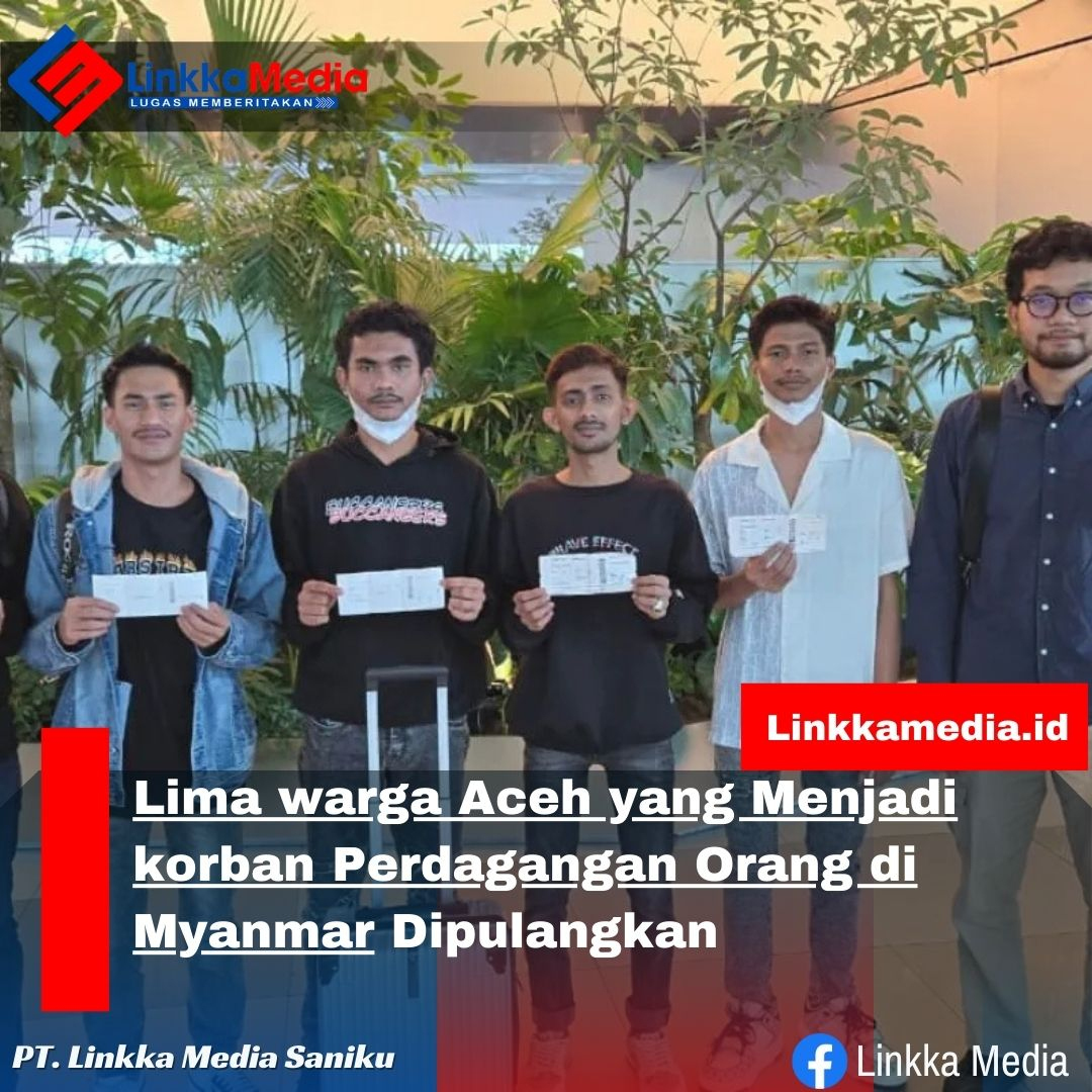 statusaceh's tweet photo. Banda Aceh - Pemerintah Aceh melalui Badan Penghubung Pemerintah Aceh (BPPA) memulangkan lima warga Aceh yang menjadi korban tindak pidana perdagangan orang (TPPO) di Myanmar. "Hal ini merupakan arahan langsung dari Gubernur… https://t.co/NBbapCdMxw #linkkamedia #myanmar #aceh https://t.co/IFAjttYty4