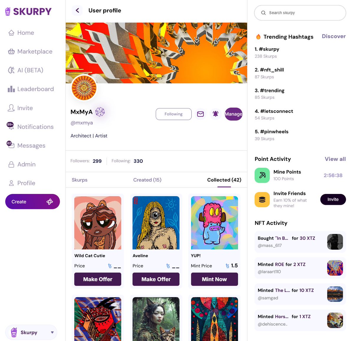 🔥 Collector of the Day: <a href="/MxMyA_/">MxMyA</a> 🔥

In NFTs since 2021 and still going strong  <a href="/MxMyA_/">MxMyA</a> is the kind of artist and collector you want in your corner.

From scooping 1/1s and editions to bidding on auctions and uplifting new talent, he’s been everywhere - always lifting others up.