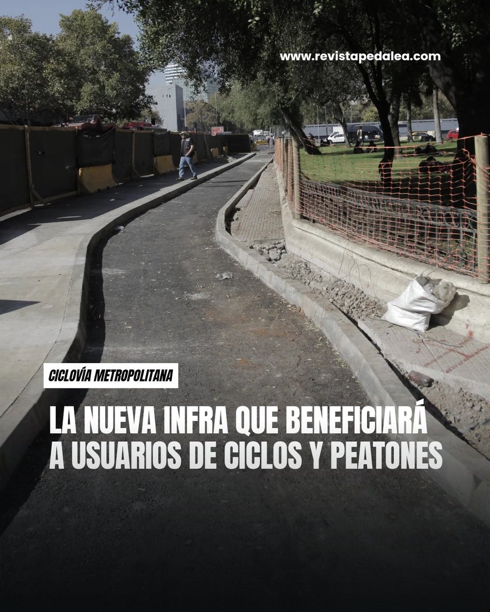 Ciclovía Metropolitana: la nueva infra que beneficiará a usuarios de ciclos y peatones. revistapedalea.com/ciclovia-metro…