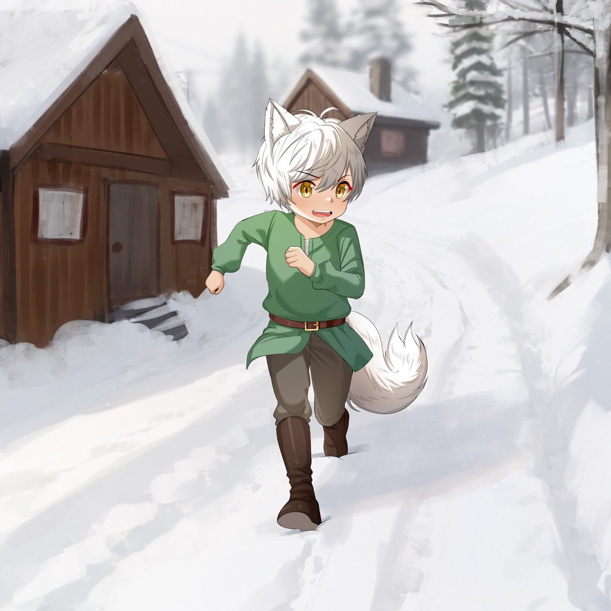 Once, I ran these snow-laced paths barefoot and breathless, believing the frost sang just for me. Now I walk with the weight of a crown, yet the snow still whispers my name. From child to king, my soul never left these frozen trails.
🎨: <a href="/toybeats12/">TOYBEATS</a>