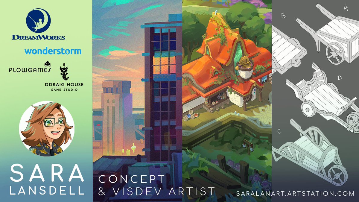 saralanart's tweet image. Hi #PortfolioDay , I’m still freelancing rn but hold out hope for the dream of in-house work someday! I love painting color &amp;amp; light (my fav color is orange, can you tell?) and have design experience in props, VFX, backgrounds, &amp;amp; more!

🌿Portfolio: artstation.com/saralanart