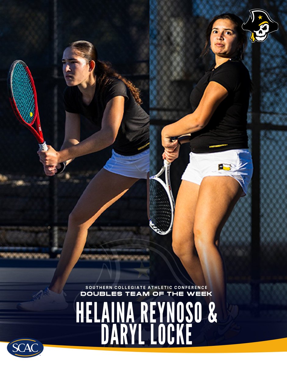 SCAC (@scac_sports) on Twitter photo Introducing your #SCACWTen Athlete of the Week for Week ๐!๐พ
Singles Player of the Week - Ally Lowe of <a href="/CCTigers/">CC Tiger Athletics</a>
Doubles Team of the Week - Helaina Reynoso & Daryl Locke of <a href="/SUPirates/">Southwestern Pirates</a>
๐ฐ| shorturl.at/8R1tl
#SCACPride | #SCAC | #d3tennis | #WhyD3 Introducing your #SCACWTen Athlete of the Week for Week ๐!๐พ
Singles Player of the Week - Ally Lowe of <a href="/CCTigers/">CC Tiger Athletics</a>
Doubles Team of the Week - Helaina Reynoso & Daryl Locke of <a href="/SUPirates/">Southwestern Pirates</a>
๐ฐ| shorturl.at/8R1tl
#SCACPride | #SCAC | #d3tennis | #WhyD3