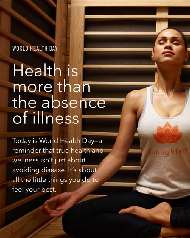 Today is World Health Day — a reminder that a longer life means more when it feels good to live in your body. We’re grateful to be part of your wellness journey and excited to keep bringing light, hope, and happiness to your world.