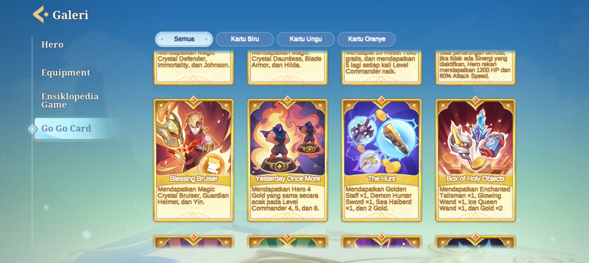 UPDATE ADVANCE SERVER

Update beberapa hari yang lalu sih 🤣, mumpung gabut login aja ke advance server

• commander tharz > lylia, cuma bisa keluar 1 Hero termahal itupun kalau menang, skill 2 nya di ubah jadi cuma nambah 5% dmg 😲 klo kalah ( brrti kalah ga keluar Hero lagi )