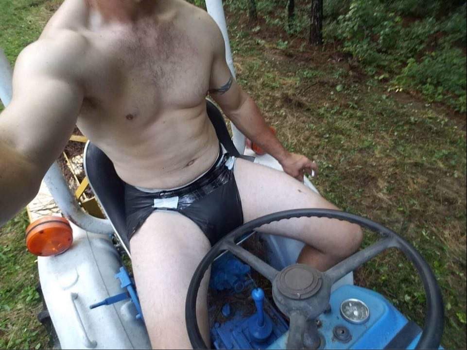 Just cutting some grass