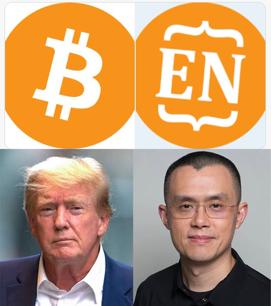 Logo means for diamond English. BTC is digital gold，English is digital diamond. Make English Crazy Again