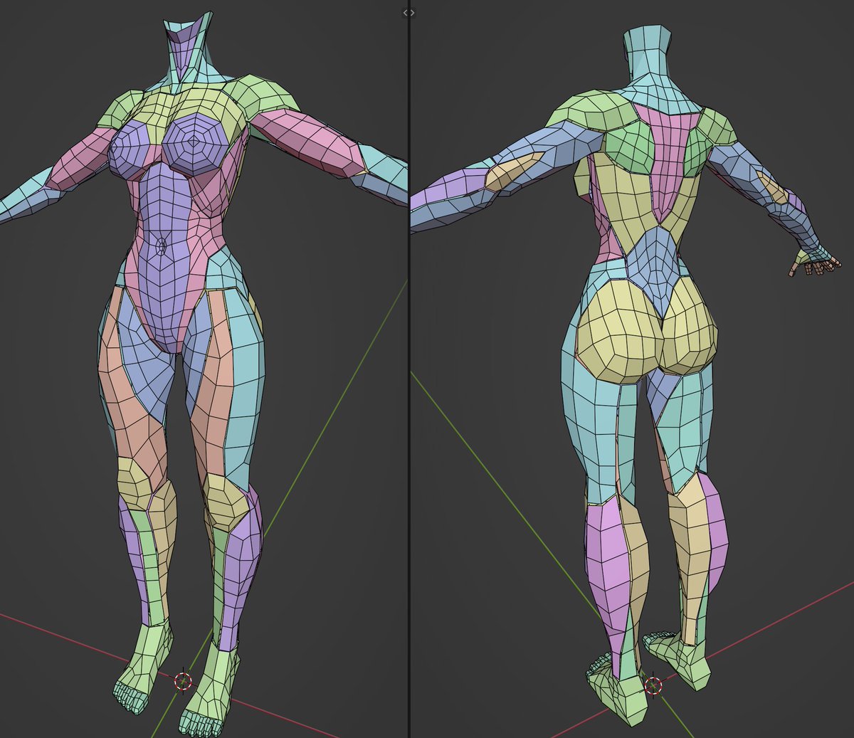 Pixel_exe_'s tweet photo. retopology time https://t.co/wTMt8drhqn