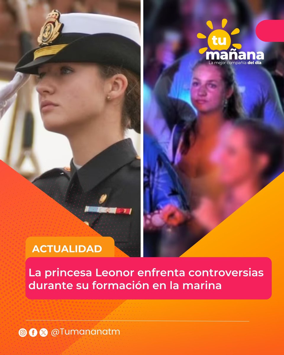 La princesa Leonor de Borbón, quien se encuentra completando su formación en la escuela naval, se ha visto rodeada de polémica durante su reciente recorrido por América. 

Durante su parada en Brasil, se rumoreó sobre un beso con un compañero en medio del carnaval, aunque no se