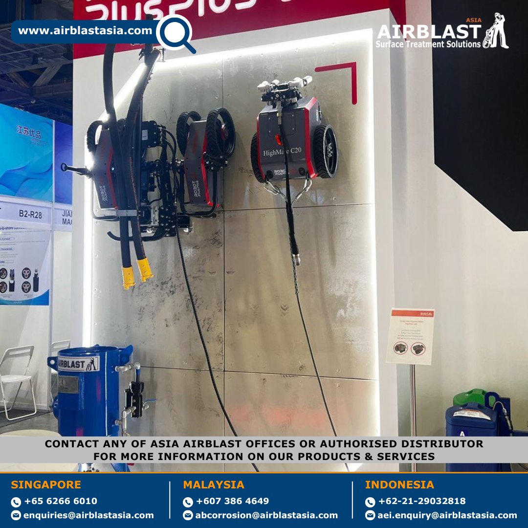 AirblastA's tweet photo. 💥𝐋𝐚𝐬𝐭 𝐃𝐚𝐲💥
Meet our team, explore new technologies &amp; discover how we can support your business growth!
.
#airblastasia #airblastsingapore #airblastmalaysia #airblastIndonesia #SEAAsia2025 #SurfaceTreatment #IndustrialSolutions #BlastingTechnology https://t.co/EIgTUOQ3Jn
