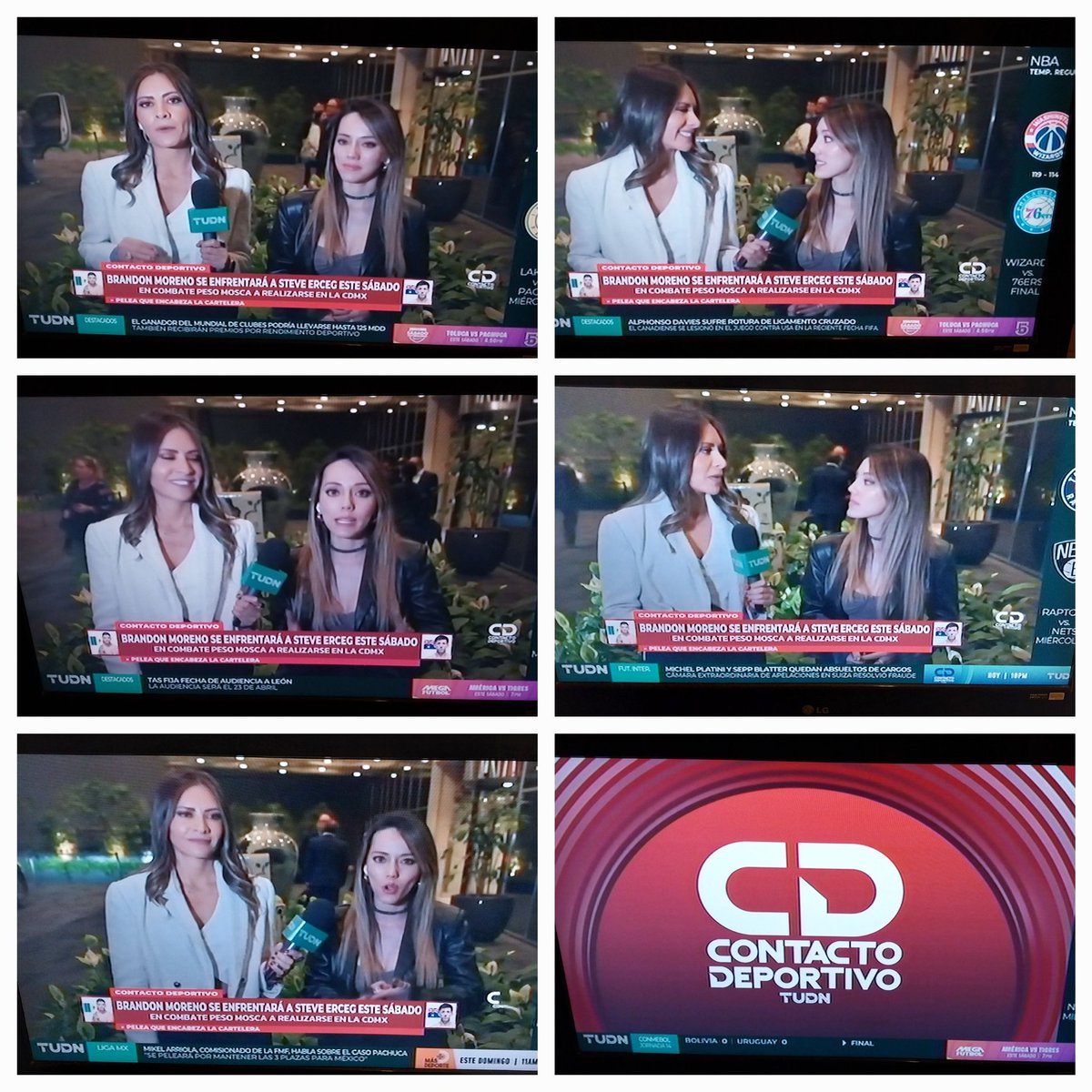 Fabuloso el reporte de <a href="/MarieMagana/">Marie Magaña</a> 🎙 y <a href="/Jocelinflores/">Jocelin Flores</a> 🎙 este miércoles por la noche en <a href="/ContactoTUDN/">Contacto Deportivo</a> 📺  con todo el previo de la cartelera de la <a href="/ufc/">UFC</a> en México 🇲🇽 este fin de semana 👋👍por <a href="/TUDNMEX/">TUDN MEX</a> <a href="/Univision/">Univision</a> <a href="/TUDNUSA/">TUDN USA</a> Felicidades 👏 gran cobertura 👌