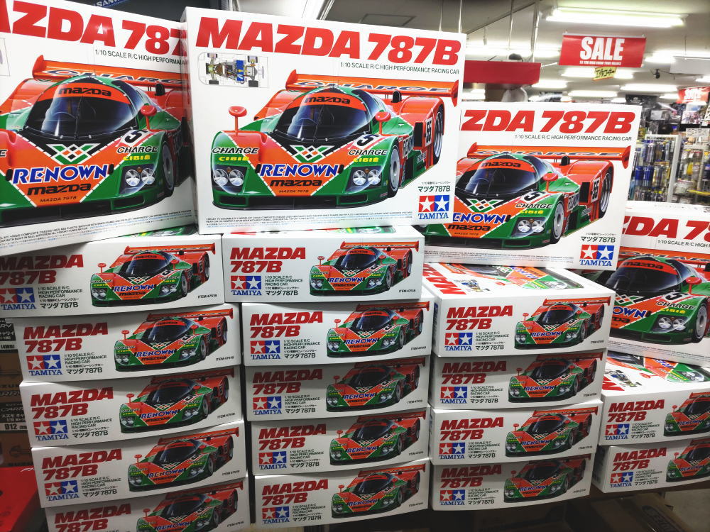 タミヤ 特別企画 1/10 電動RCカー マツダ787B を入荷しました～🥰