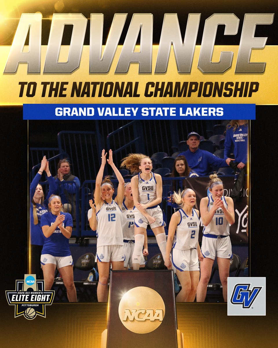 NCAA Division II (@ncaadii) on Twitter photo Hard fought battle to the end, but the Lakers are victorious!
<a href="/gvsuwbb/">GVSU Women's Basketball</a> is moving on to the championship after their win today.
#D2WBB | #MakeItYours Hard fought battle to the end, but the Lakers are victorious!
<a href="/gvsuwbb/">GVSU Women's Basketball</a> is moving on to the championship after their win today.
#D2WBB | #MakeItYours