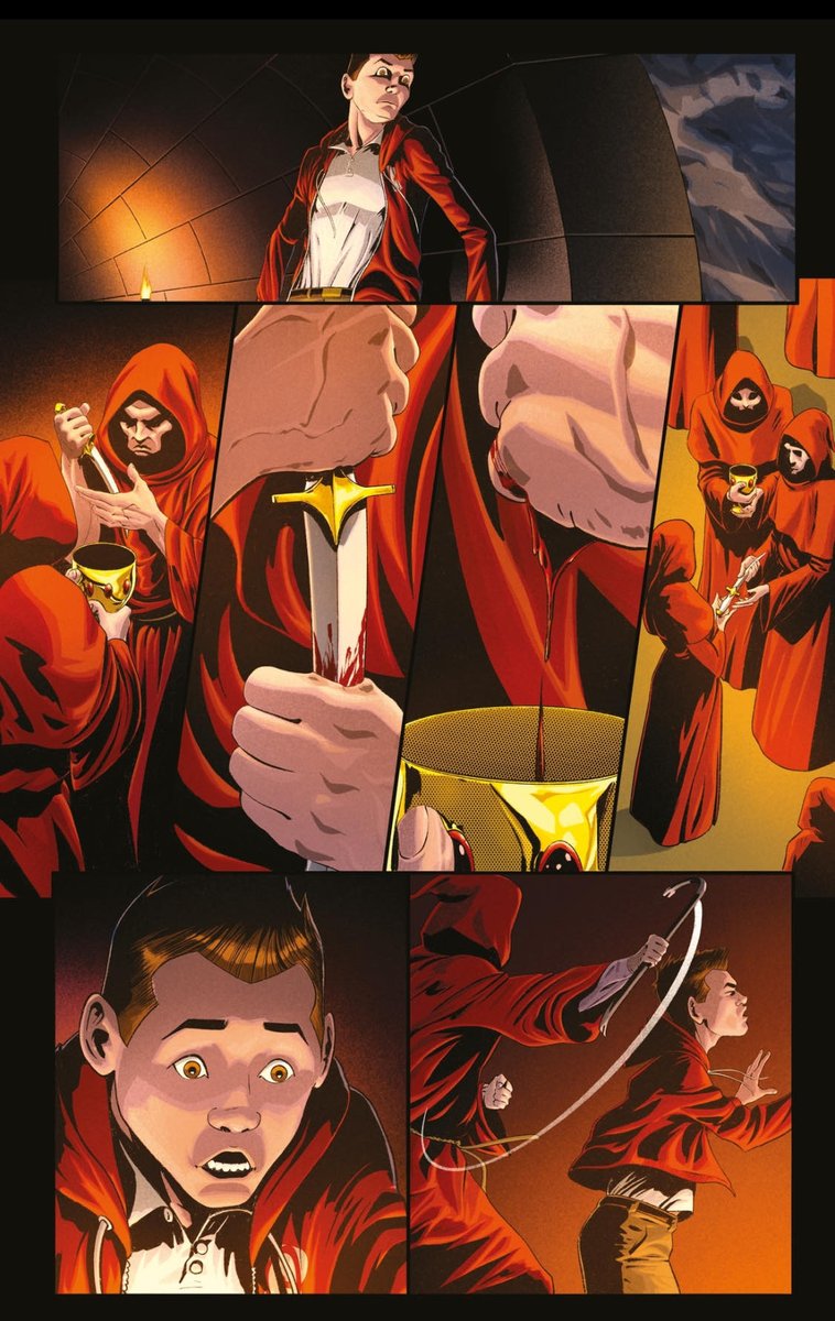 DannyBaram's tweet image. Happy #NewComicBookDay! So many cool new releases this week that I personally can't wait to read. But if you've not yet read HALLOWEEN TEAM (written by me, art by Matt Shults) then be sure to add it to your weekly comics haul. Fun, spooky adventure awaits.
a.co/d/8lbUVWy