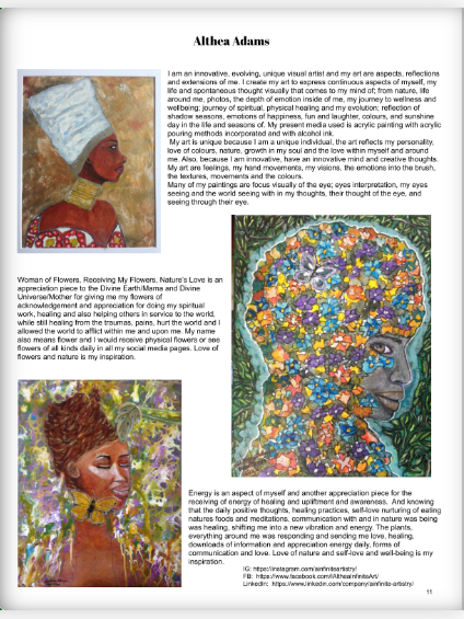InfiniteArt8's tweet photo. Check Out, support and or purchase @goddessartsmag #17. 
3 of my #art pieces are in this issue😊😊😊
@ainfiniteartistry IG @InfiniteArtistry FB/IN @InfiniteArt8 X
Proceeds donated to: @1millionwomen mission  to empower women to take action on climate change
#artmagazine #artists https://t.co/aV4k9LBYbR