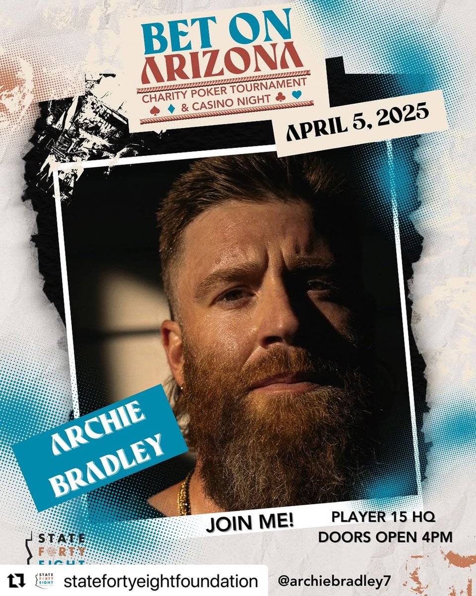 I’m all in!!! 🃏

Join me at the 2nd annual <a href="/StateFortyEight/">StateFortyEight</a> Foundation Charity Poker night April 5th for a night of friendly competition, great company, and big wins—not just at the tables, but for Arizona’s entrepreneurs.

Grab your tickets here 👉betonarizona.org