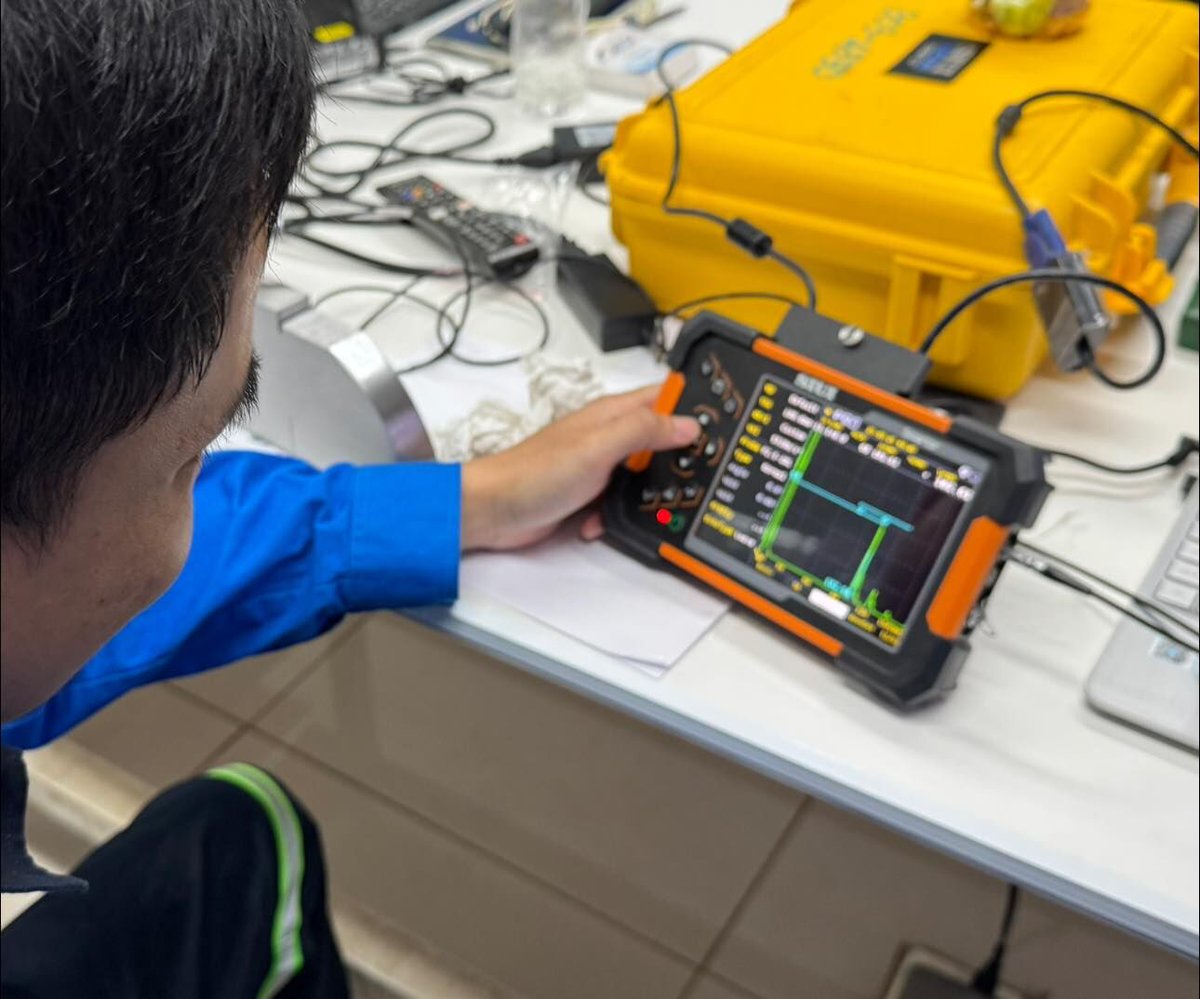ndt_siui's tweet image. #Smartor (SIUI) for ultrasonic training in Thailand.