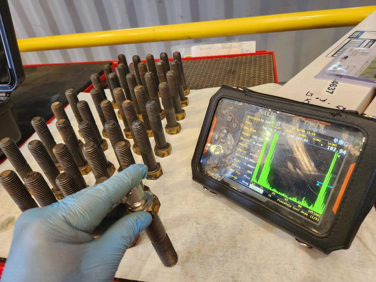 ndt_siui's tweet image. #Smartor (SIUI) for bolt inspection in Chile