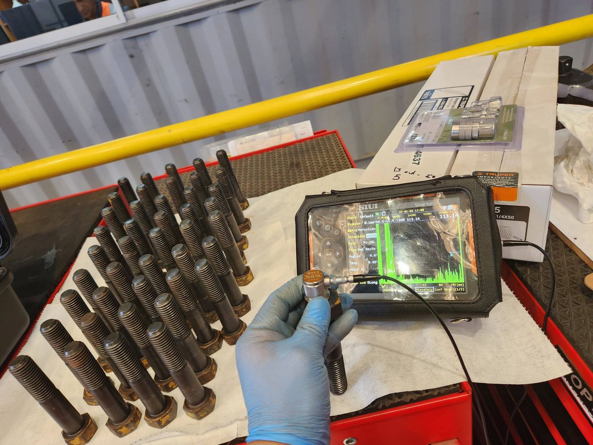 ndt_siui's tweet image. #Smartor (SIUI) for bolt inspection in Chile