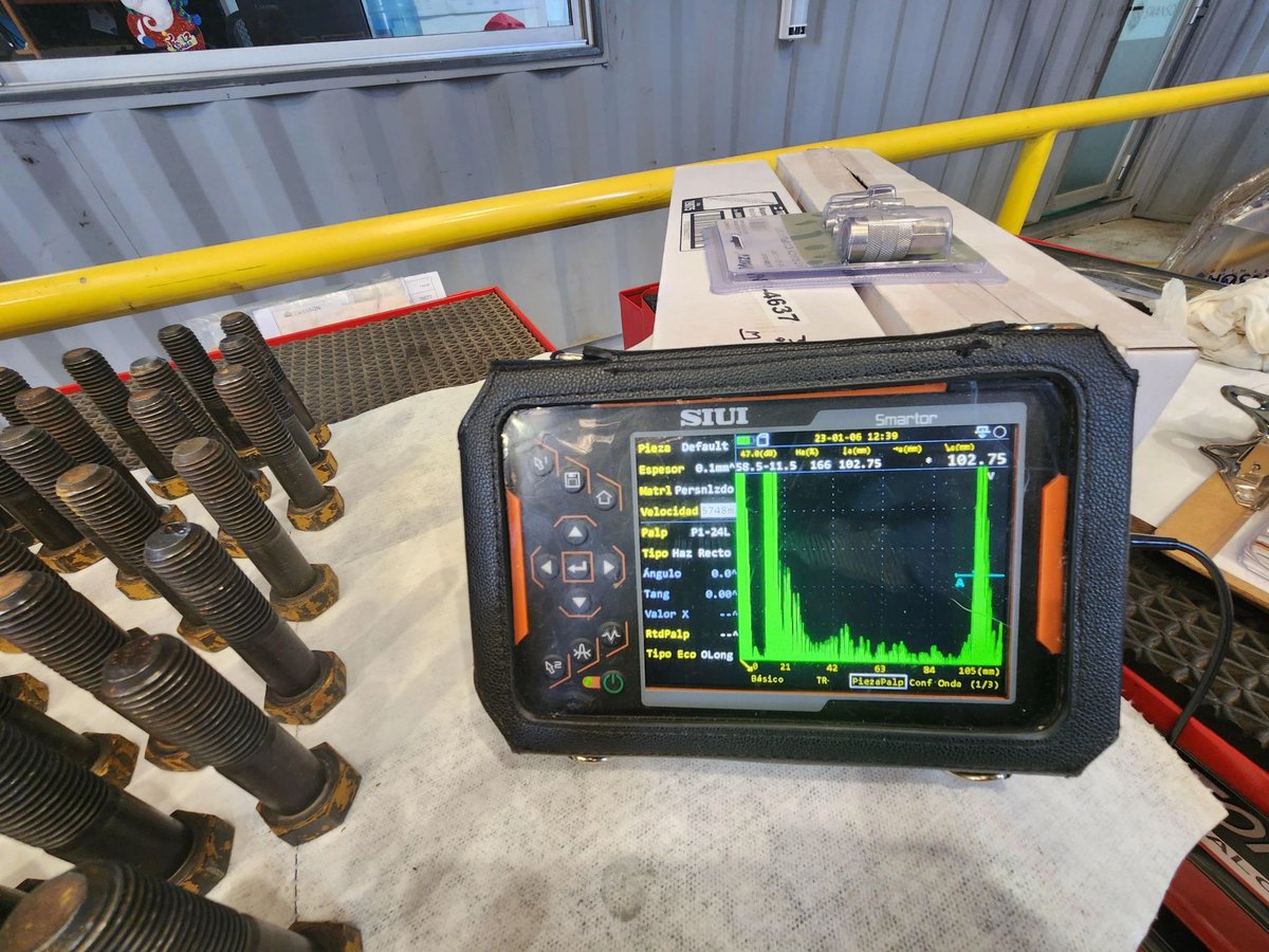 ndt_siui's tweet image. #Smartor (SIUI) for bolt inspection in Chile
