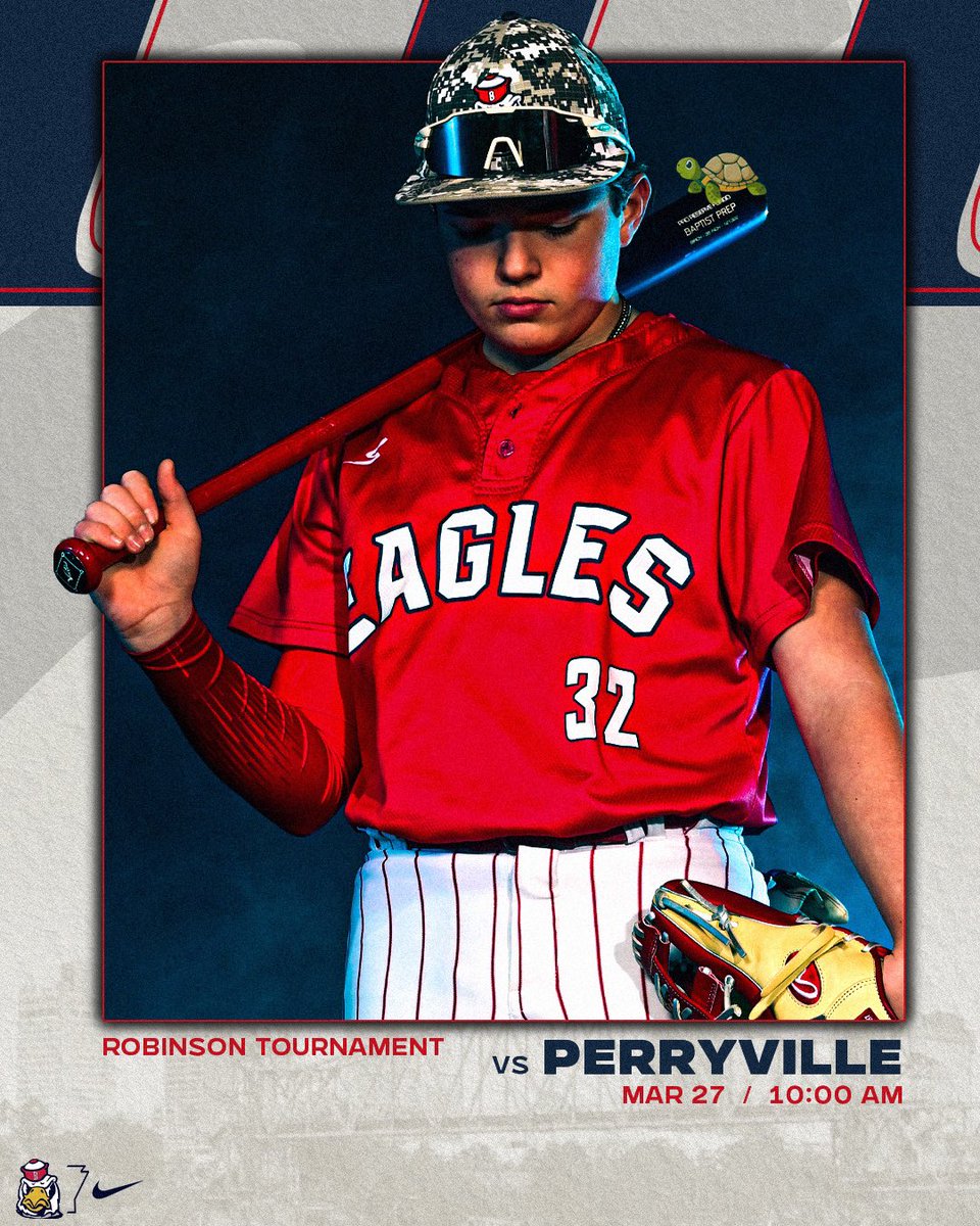 ☕️Breakfast and Baseball!!☕️
⚾️Robinson Invitational ⚾️
🆚Perryville
⏰ 10 AM
📍Junior Deputy
🦅V only