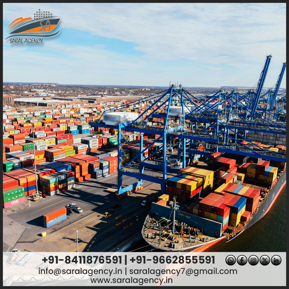 𝐒𝐚𝐫𝐚𝐥 𝐀𝐠𝐞𝐧𝐜𝐲
+91-8411876591 | +91-9662855591
saralagency7@gmail.com | info@saralagency.in
saralagency.in

#FreightForwarding #Logistics #Cargoshipping #shipcontainer #bestlogistics #loading #shipping
#saral #agency #saralagency #KandivaliEast #Mumbai #india