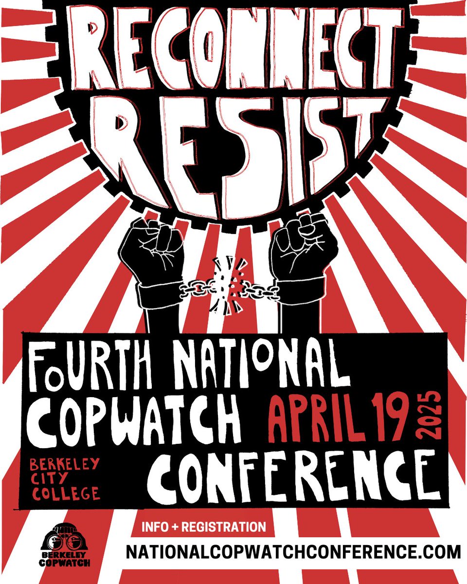Reconnect &amp; Resist! Find more info and register at: nationalcopwatchconference.com