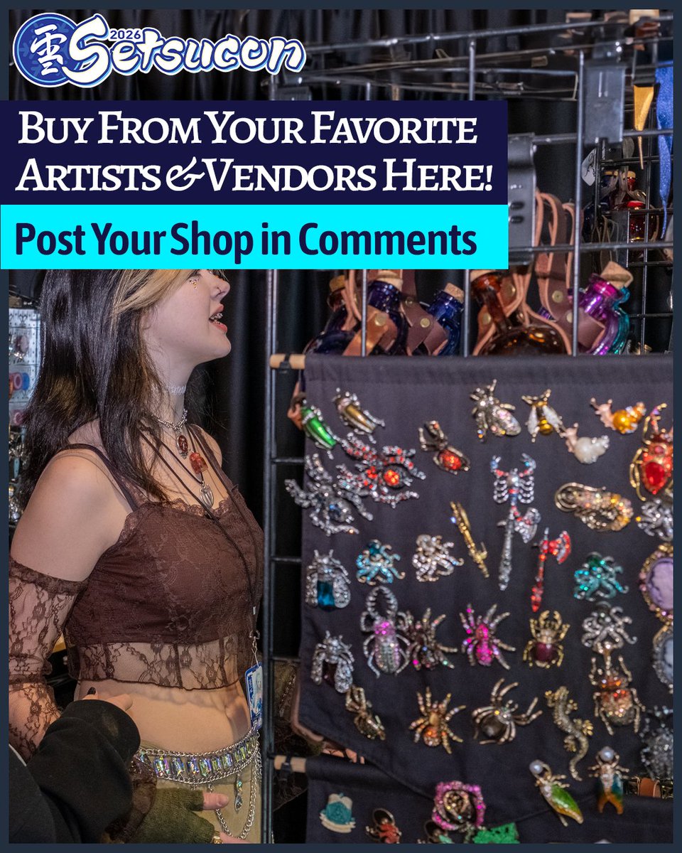 Why wait until the next convention to shop from your favorite artists and vendors? Did you know that you can shop from many of them at their online stores!

Calling all Artists &amp; Vendors - promote your online store in the comments below so that shoppers can get on over to buying!