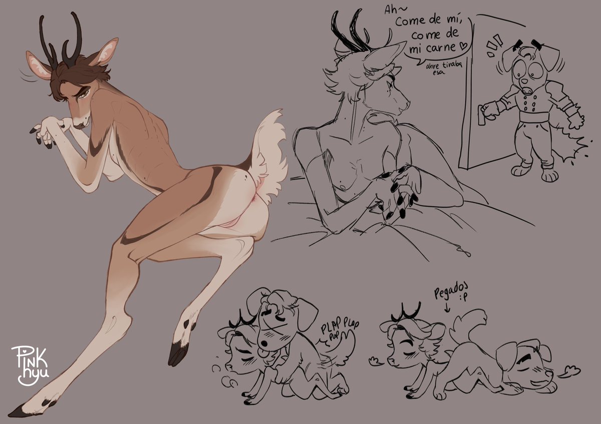 pinkilewd's tweet photo. Perdón me equivoqué de pierna con la que Viktor puede apoyarse pero bueno q importa solo quería dibujar nsfw jayvik furry (? 
Lo mismo con la primera imagen, Viktor jamás se pondría así pero bueno equis !!! I just wanted to have fun 
#jayvik #jayvikfurry https://t.co/CMQiMtFHgK