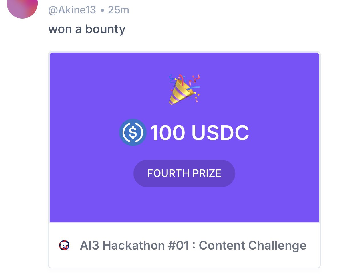 A big thank you to <a href="/SuperteamUK/">Superteam UK</a> <a href="/solana/">Solana</a> <a href="/NFTSoho/">NFT.SOHO</a> <a href="/CapinUK/">Cap</a>. I’m so proud of myself and to everyone who encouraged, commended me especially the number 1 winner <a href="/defisensei7/">Roadman SENSEI 🥷🇬🇧</a> well done bro I appreciate you a lot 🔥🫡. This was a totally amazing experience