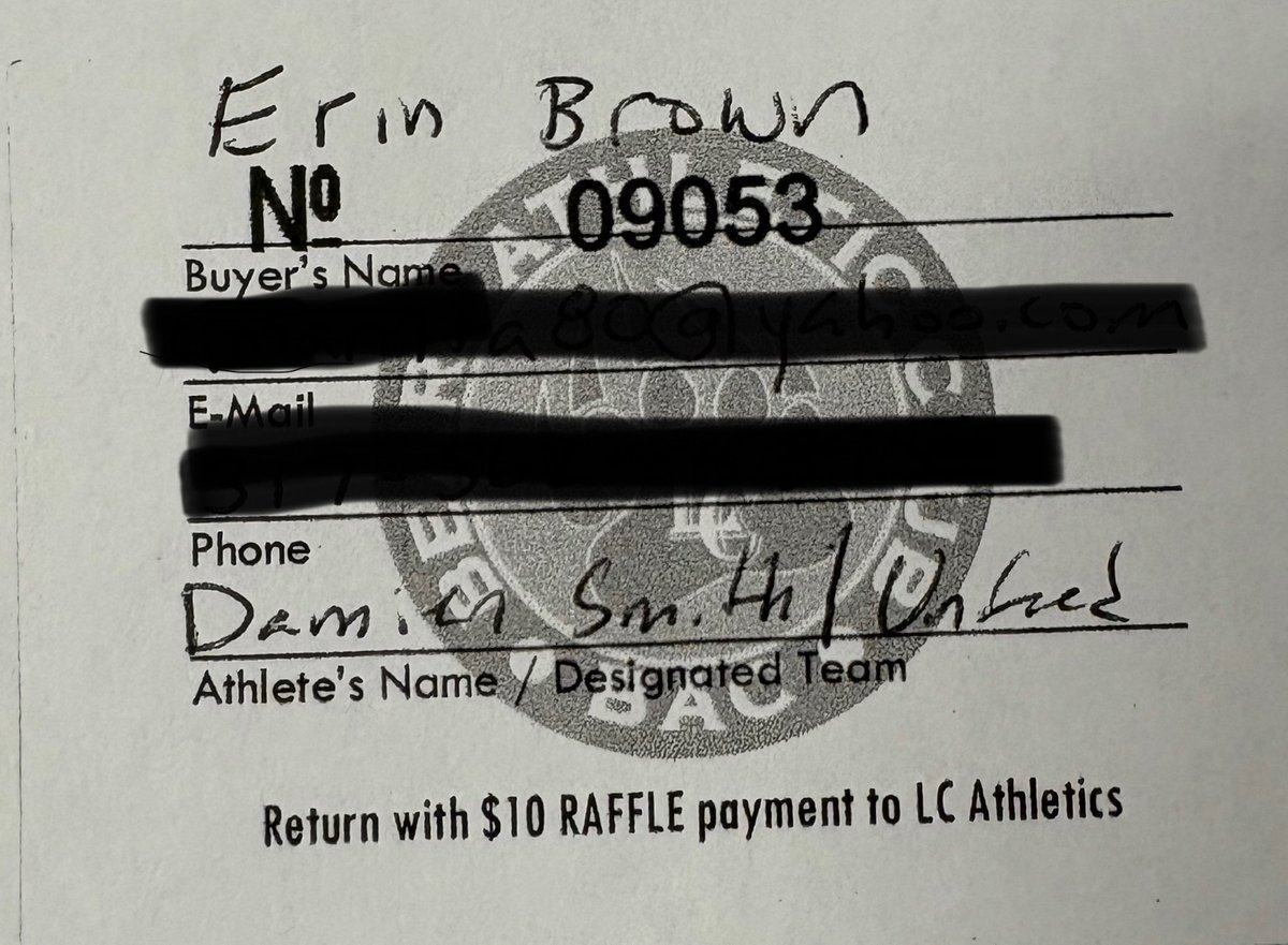 LCBAC (@lchsbac) on Twitter photo Congratulations to ERIN BROWN who is the $250 Bears Raffle early bird winner!
<a href="/LCHSAthletics/">LCHSAthletics</a>
<a href="/LCHSBears/">Lawrence Central</a> Congratulations to ERIN BROWN who is the $250 Bears Raffle early bird winner!
<a href="/LCHSAthletics/">LCHSAthletics</a>
<a href="/LCHSBears/">Lawrence Central</a>
