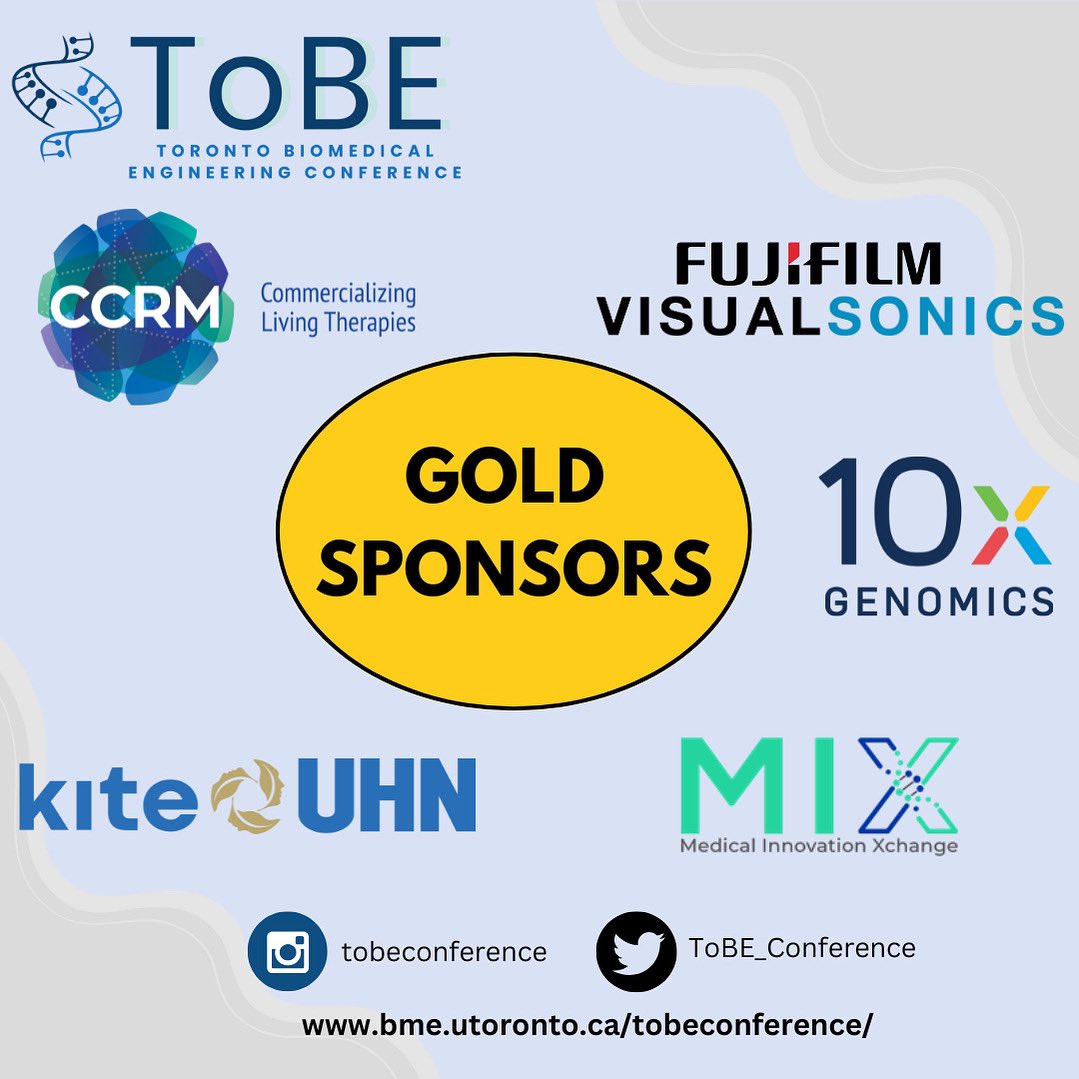 ToBE Conference (@tobe_conference) on Twitter photo A huge thank you to our Gold Tier sponsors for their incredible support!
@kite_uhn | <a href="/VisualSonics/">FUJIFILM VisualSonics</a> | <a href="/CCRM_ca/">CCRM</a> | <a href="/10xGenomics/">10x Genomics</a> | <a href="/Medinnovx/">Medical Innovation Xchange (MIX)</a>
Your contributions help drive innovation and progress—we couldn’t do it without you! A huge thank you to our Gold Tier sponsors for their incredible support!
@kite_uhn | <a href="/VisualSonics/">FUJIFILM VisualSonics</a> | <a href="/CCRM_ca/">CCRM</a> | <a href="/10xGenomics/">10x Genomics</a> | <a href="/Medinnovx/">Medical Innovation Xchange (MIX)</a>
Your contributions help drive innovation and progress—we couldn’t do it without you!