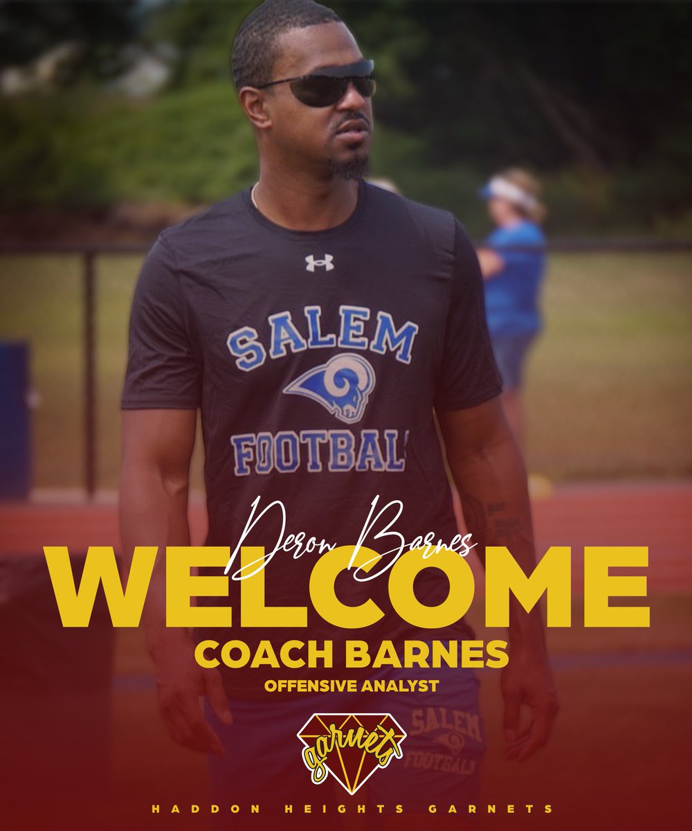 Haddon Heights Football (@garnetfootball) on Twitter photo Welcome Coach! Welcome Coach!