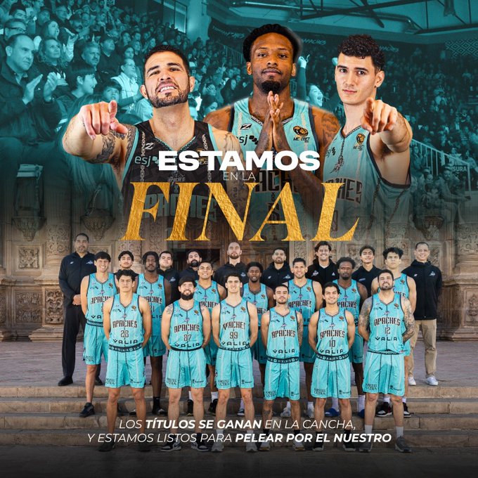 🇲🇽 Mexico - LBE Playoff Semis GM Three  (3/23/25) Apaches 138 at Pioneros 100 || Apaches Advances to LBE Finals

- Jamari Wheeler - 17 Points (5 of 5 from 3!) 9 Assists, 3 Rebounds, 2 Steals 
- Jimond Ivery - 17 Points, 8 Rebounds, 8 Assists

Top Ranked Apaches Chihuaua advanced