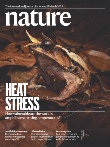 We made it to the current issue cover of <a href="/Nature/">nature</a>! A break of what we did can be found in the repost below.