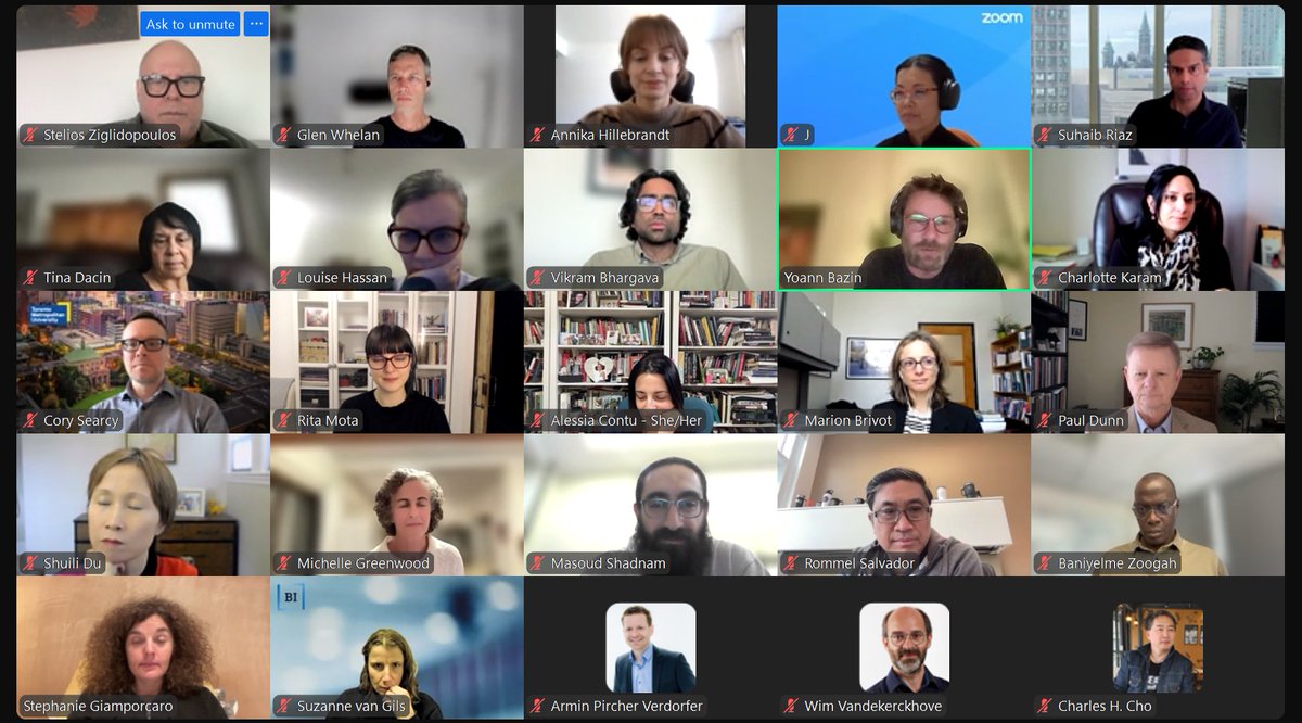 Sivakani Jayaprakash, PMP® (@jsivakani) on Twitter photo It was a pleasure connecting with our amazing Journal of Business Ethics Section Editors during today’s online meeting lead by our EiCs, Prof. Michelle Greenwood and Prof. Gazi Islam.
Sharing a glimpse of the wonderful team driving JBE forward.
<a href="/JBusinessEthics/">J. Business Ethics</a> It was a pleasure connecting with our amazing Journal of Business Ethics Section Editors during today’s online meeting lead by our EiCs, Prof. Michelle Greenwood and Prof. Gazi Islam.
Sharing a glimpse of the wonderful team driving JBE forward.
<a href="/JBusinessEthics/">J. Business Ethics</a>